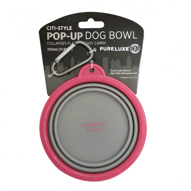 PURELUXE COLLAPSIBLE POP-UP FOOD/WATER BOWL image 0