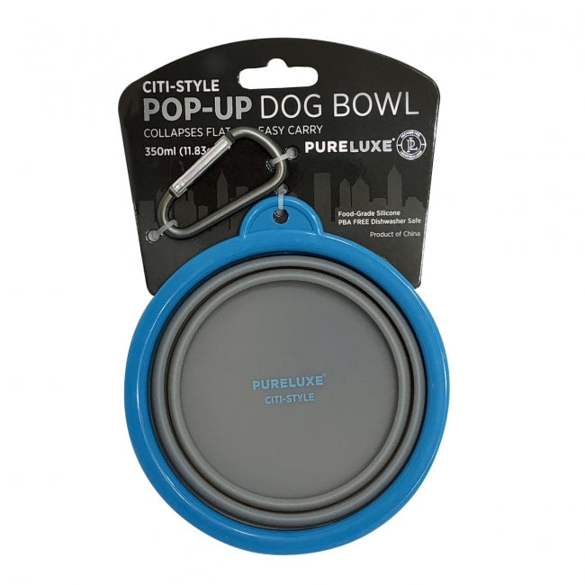 PURELUXE COLLAPSIBLE POP-UP FOOD/WATER BOWL image 1