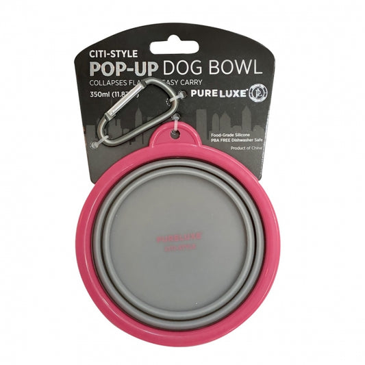 PURELUXE COLLAPSIBLE POP-UP FOOD/WATER BOWL image 0