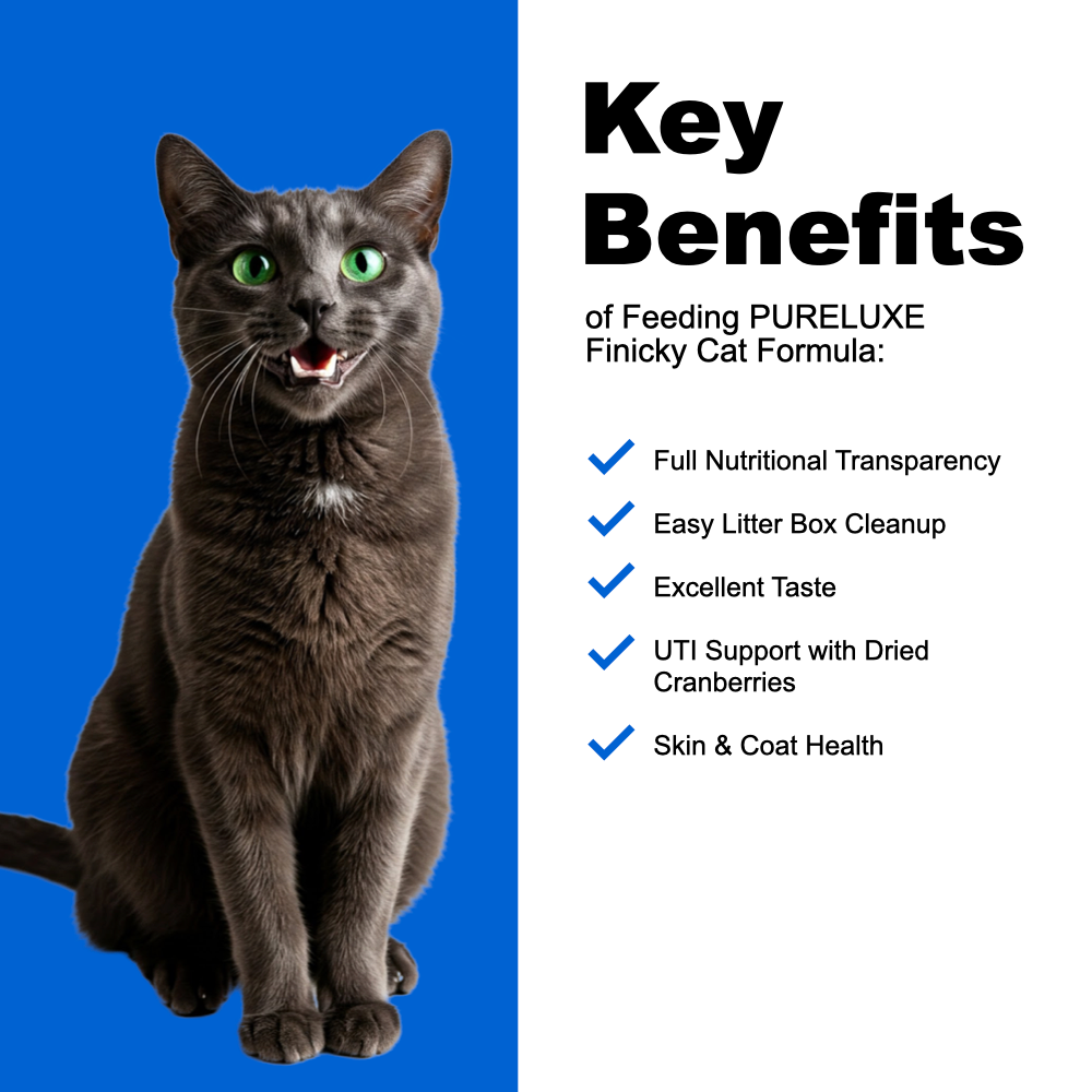 Finicky Cat Formula made with Chicken